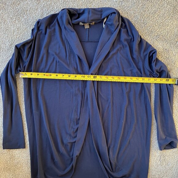 Tommy Bahama Deep Navy Long Open Front Cardigan Womens size S, NWOT - Picture 8 of 8